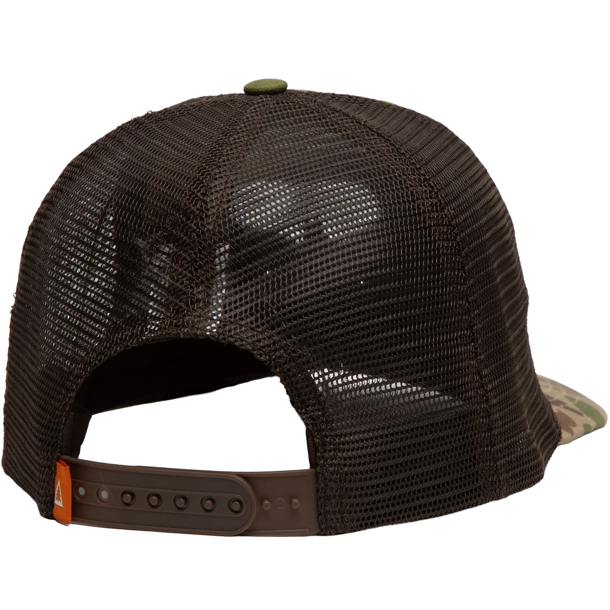 Smokey Camo 5-Panel Trucker Hat, The Landmark Project