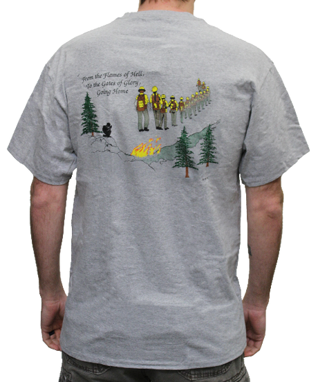 Memorial T-Shirt, Wildland Firefighter Foundation