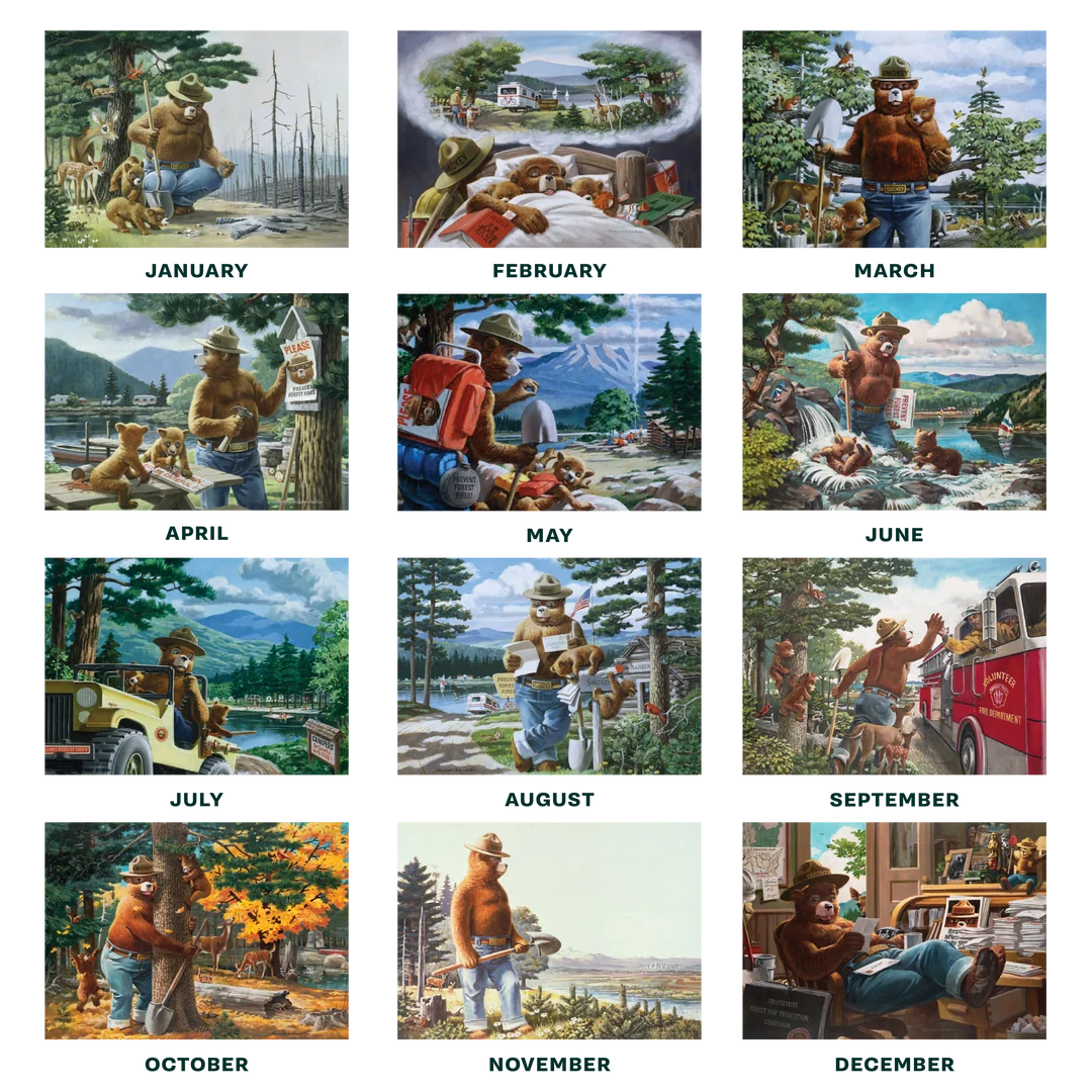 2027 Smokey Bear Calendar, The Landmark Project