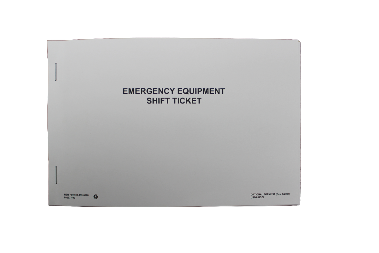 Emergency Equipment Shift Tickets (NFES 000872/OF-297)