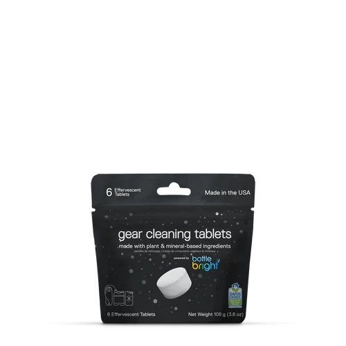 Gear Cleaning Tablets, Bottle Bright
