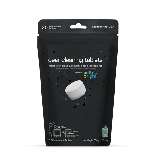 Gear Cleaning Tablets, Bottle Bright