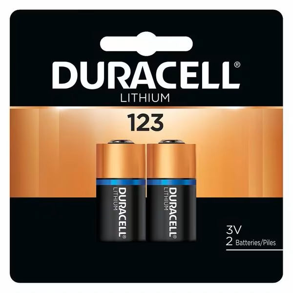 CR123A Lithium Battery, Duracell