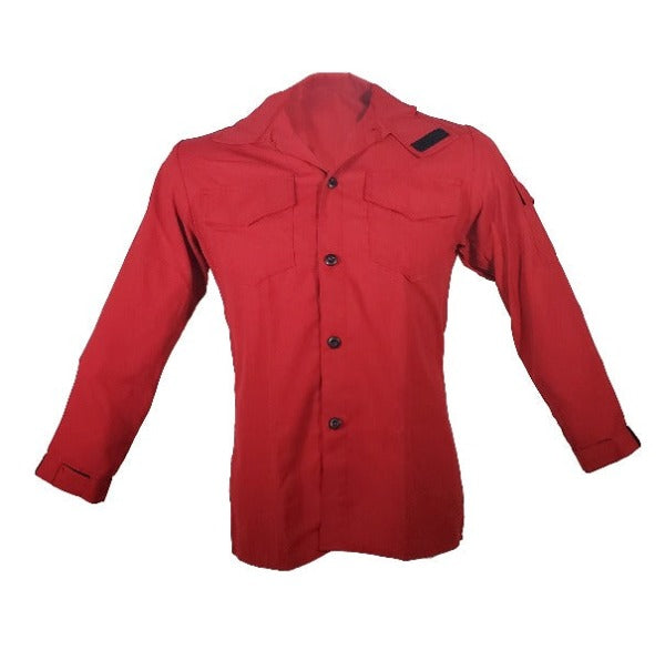Tecasafe Plus 5.8 oz Brush Shirt (Red), The Supply Cache