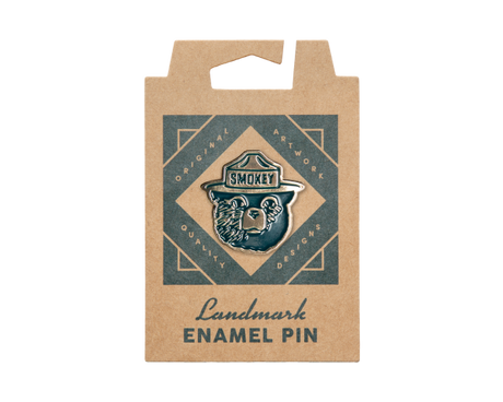 Smokey Bear Enamel Pin, The Landmark Project