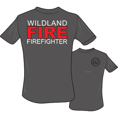 Wildland FIRE Firefighter T-Shirt (Heather Grey), The Supply Cache