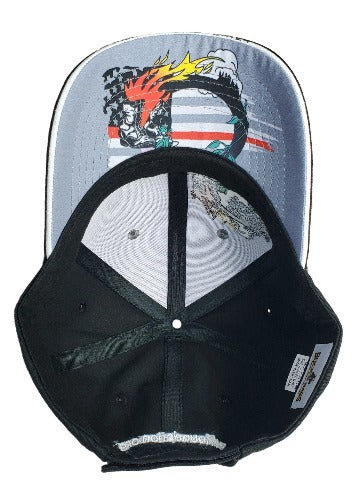 Ball Cap with Wreath (Grey/Black), Wildland Firefighter Foundation