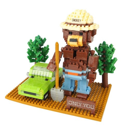 Smokey Bear Mini Building Blocks (637 Piece), Smokey Bear