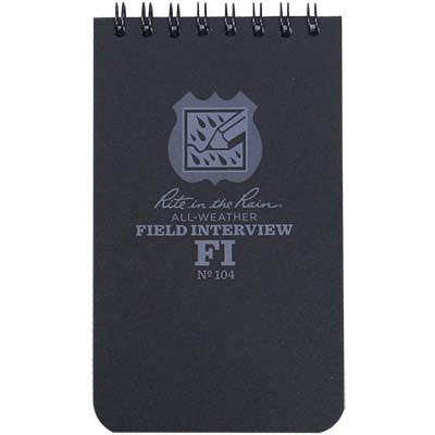 Field Interview Notebook-3 x 5, Rite in the Rain