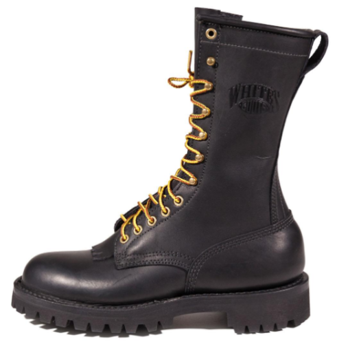 Smokechaser C110NWV Wildfire Boot-Black (10" Upper), White's