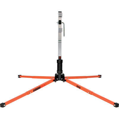 Single Spring Sign Stand w/ Universal Bracket, Bone Safety