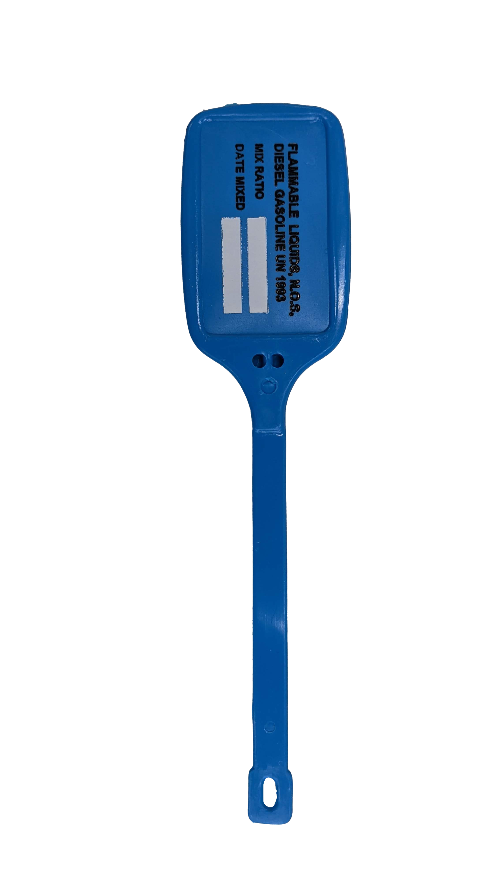 Fuel Container Tag Blue Drip Torch Fuel
