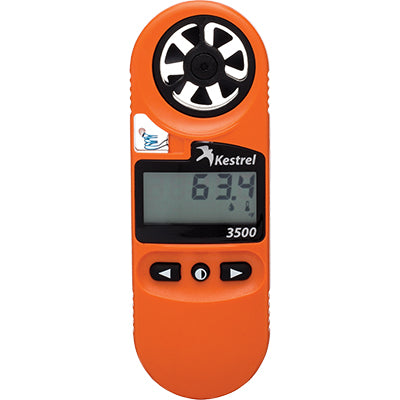 Kestrel fire weather meter for wildland fire gear.