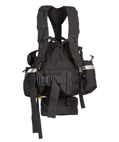 Back view of the True North Fireball Wildland Pack Gen2 Molle belt NFPA 1977