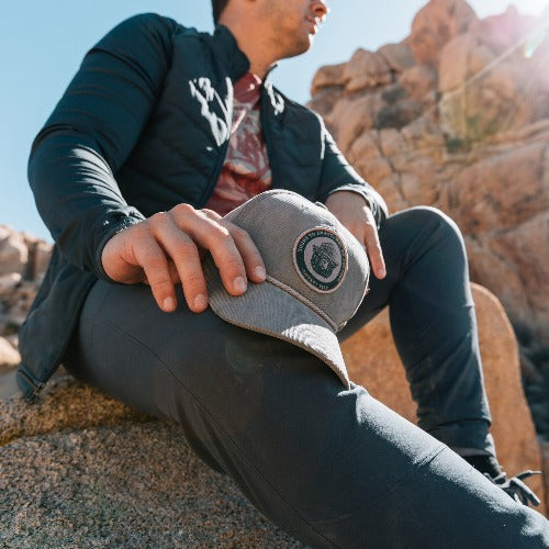 Yours to Enjoy Cap-Smokey Bear (Grey), The Landmark Project