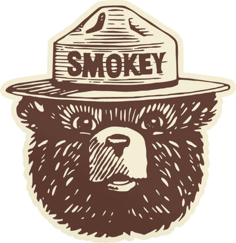 Smokey Bear Sticker
