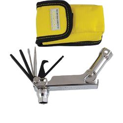 Wildland Fire pocket and hand tools fire line multi tool sharpener mirror
