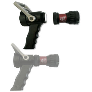 Wildland Fire hose nozzle brush truck mop up