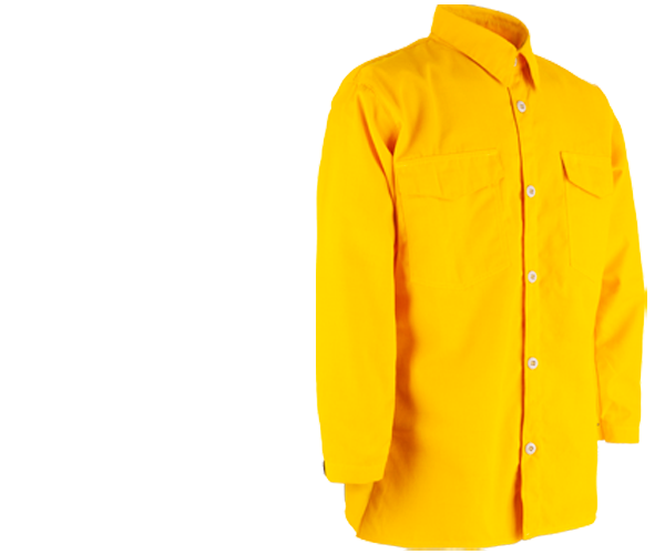 Tecasafe Plus 5.8 oz Brush Shirt (Yellow), Vallfirest