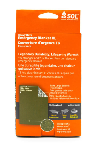 Heavy Duty Emergency Blanket, SOL