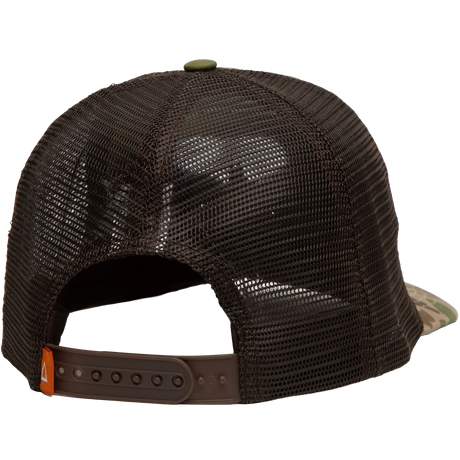 Smokey Camo 5-Panel Trucker Hat, The Landmark Project