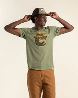 Smokey Camo 5-Panel Trucker Hat, The Landmark Project