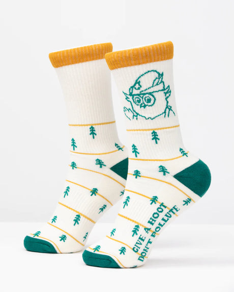 Give a hoot, Don't Pollute Socks