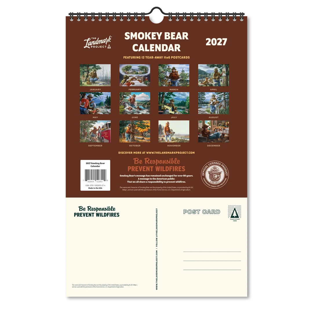 2027 Smokey Bear Calendar, The Landmark Project