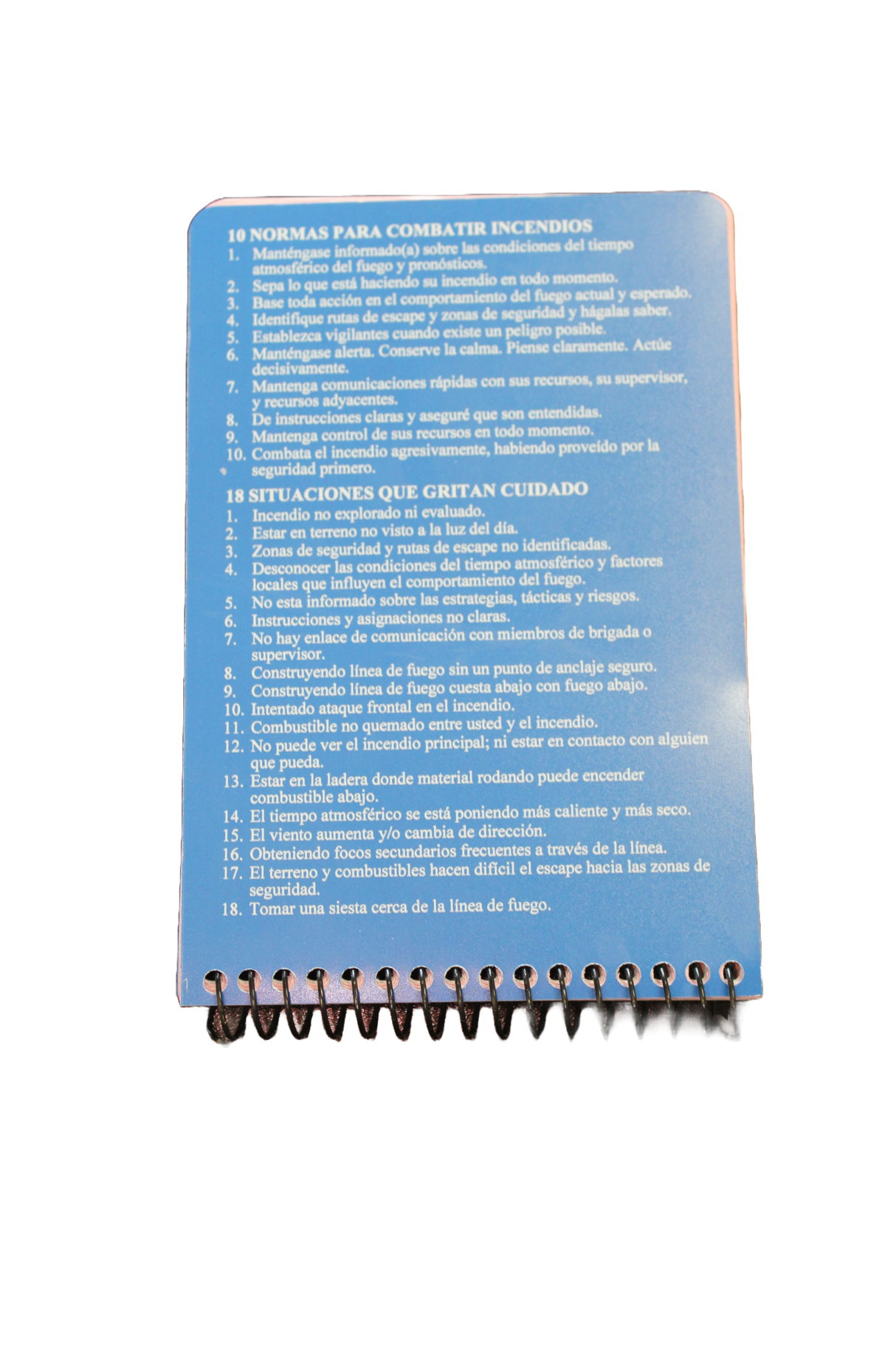 Spanish Incident Response Pocket Guide Handbook (NFES 001514)