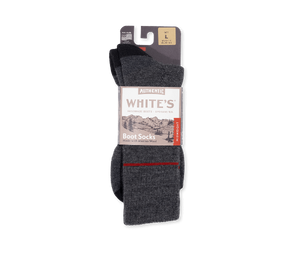 Midweight Crew Socks, White's
