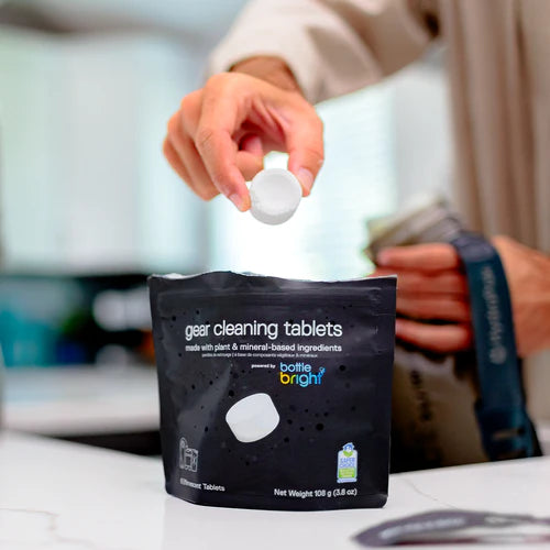Gear Cleaning Tablets, Bottle Bright