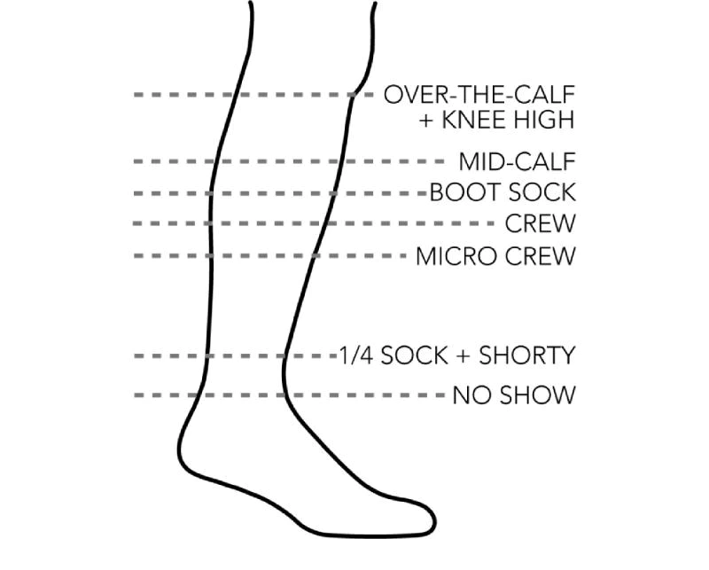Lightweight Crew Socks, White's