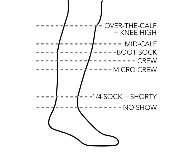 The DAILY SOCK Merino Workweight, True North