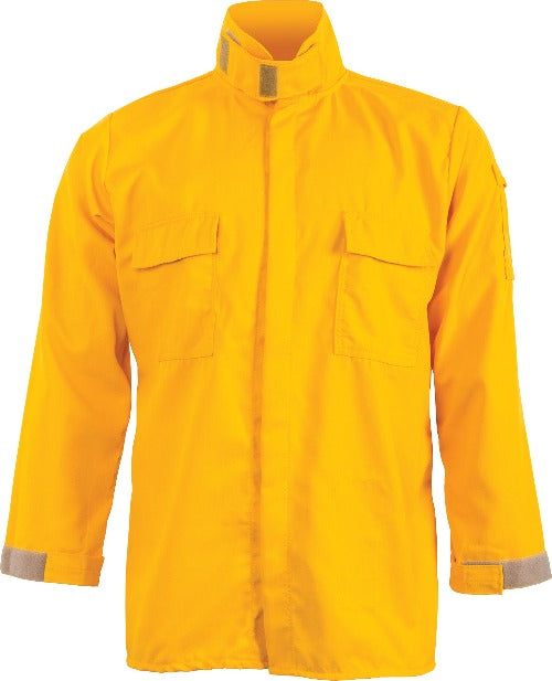 Yellow Tecasafe Plus 5.8 oz Brush Shirt - Fire Resistant Clothes