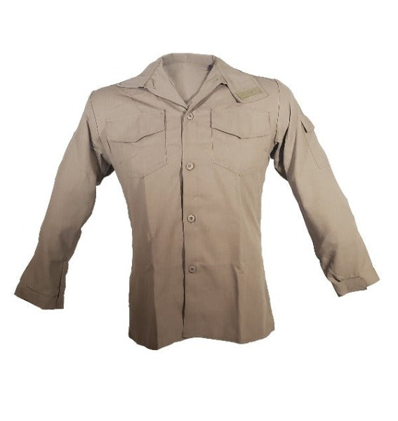 Tecasafe Plus 5.8 oz Brush Shirt (Khaki), The Supply Cache