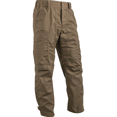 Khaki wildland firefighting brush pants.