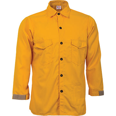 Tecasafe Plus 5.8 oz. Traditional Brush Shirt (Yellow), CrewBoss