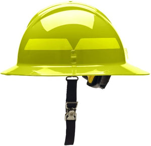 Full Brim Helmet with Ratchet Suspension, Bullard