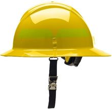 Full Brim Helmet with Ratchet Suspension, Bullard