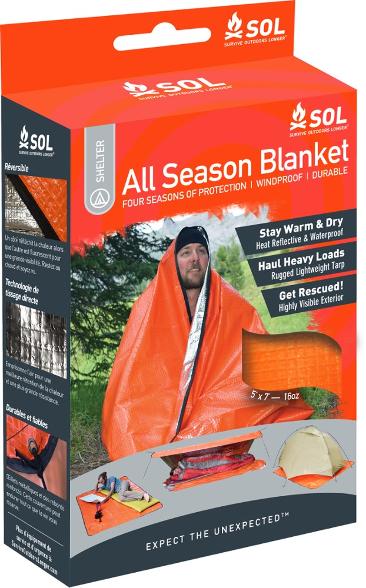 Couverture de survie multi usage All Season Blanket SOL
