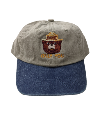 Youth Embroidered Smokey Bear Cap