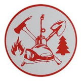 Wildland Fire Scramble (2-Inch) Round Helmet Sticker