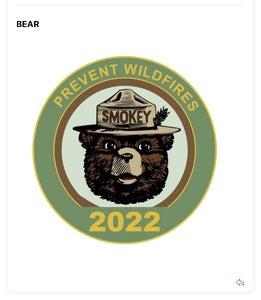 Smokey Bear 2022 Pin