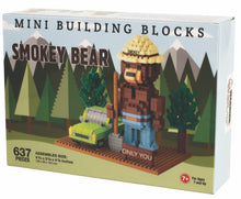 Large Smokey Bear Building Block Toy Set