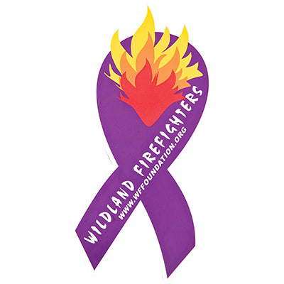 Car Magnet Memorial Ribbon, Wildland Firefighter Foundation