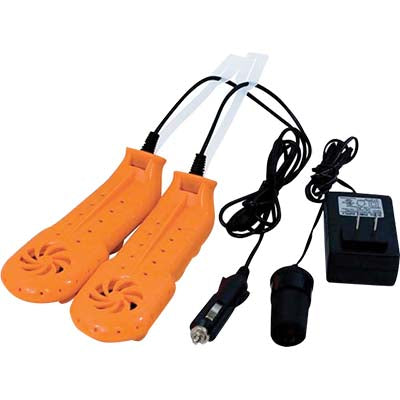 DryGuy Travel Dry Boot and Shoe Dryer and Warmer, Orange (02139) , Black
