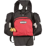 Front view of the black and red True North NFPA 1977 Wildland Fire Spitfire Pack
