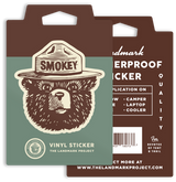 Smokey Logo Sticker, The Landmark Project