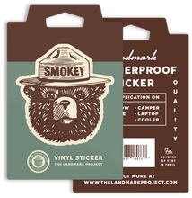Smokey Logo Sticker, The Landmark Project