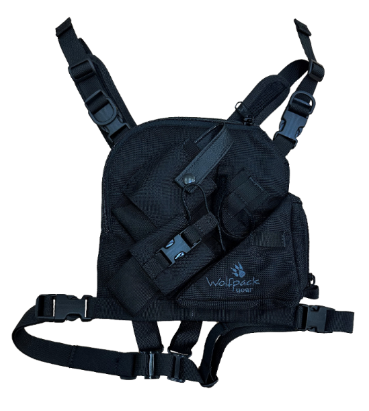 jr gear Phantom Jr. Radio Chest Harness, Wolfpack Gear